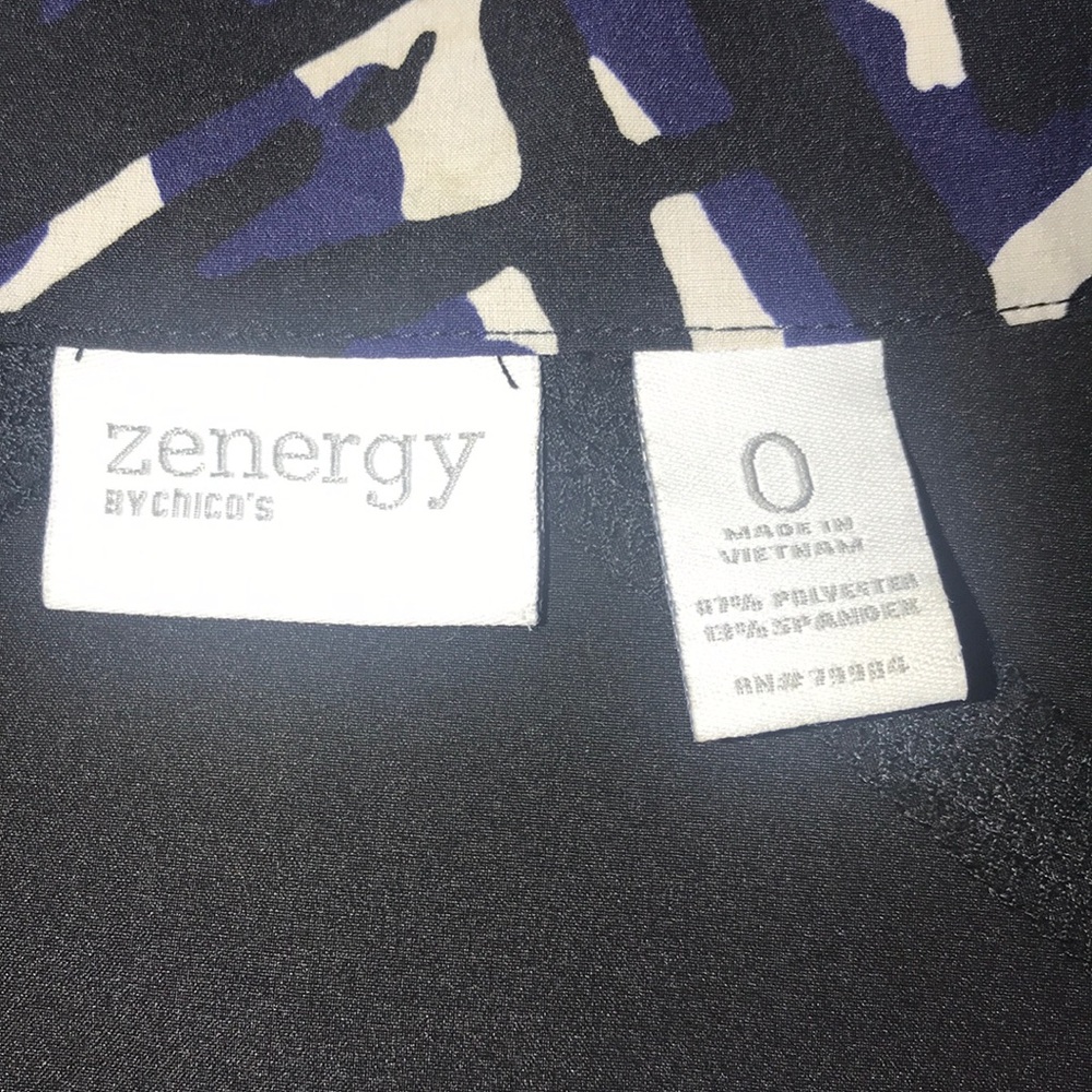 Zenergy Chico’s zip up Athletic jacket size 0 - Picture 3 of 8